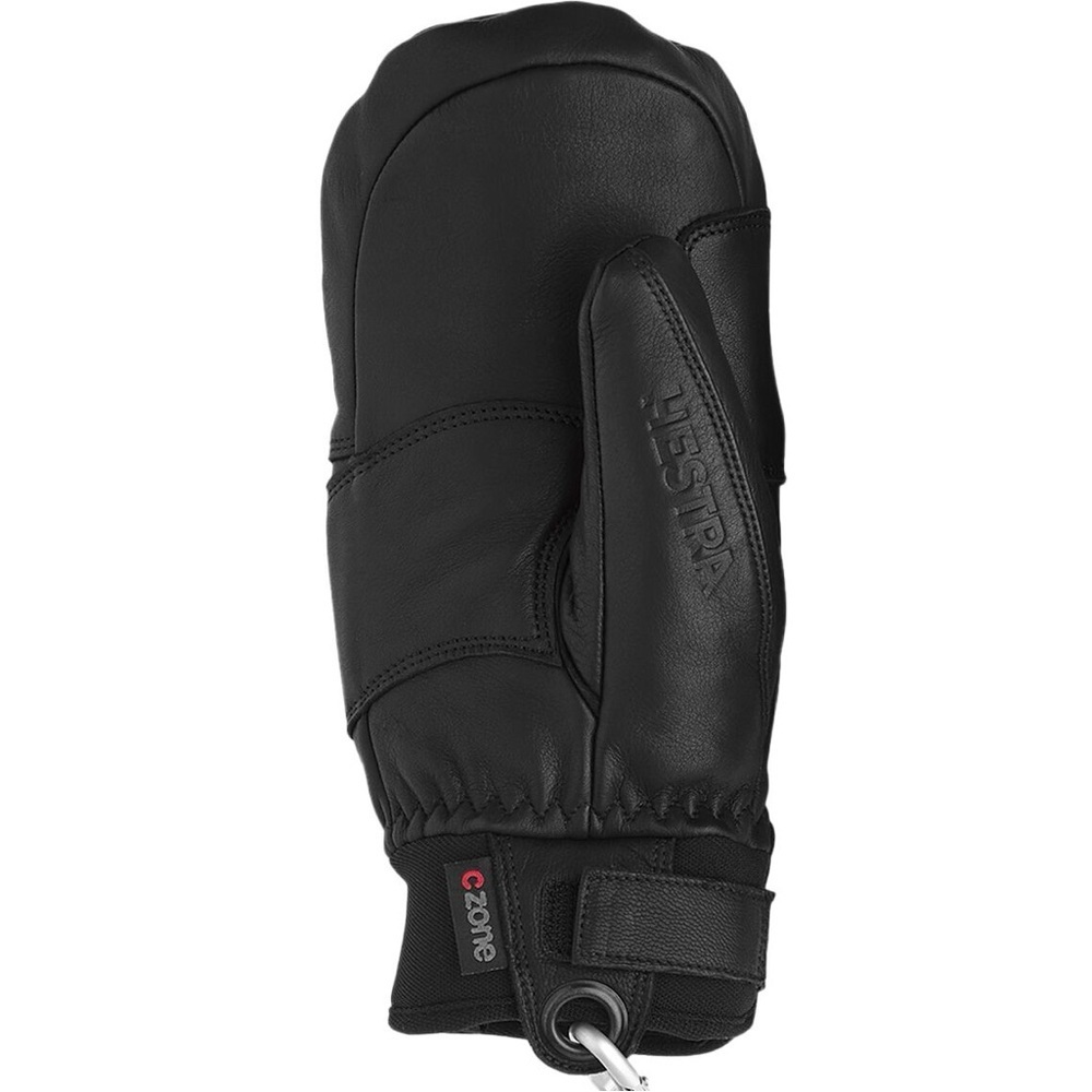 Hestra Men's Freeride Black Leather CZone Mitt Ski Gloves Sz 8. - Picture 2 of 7
